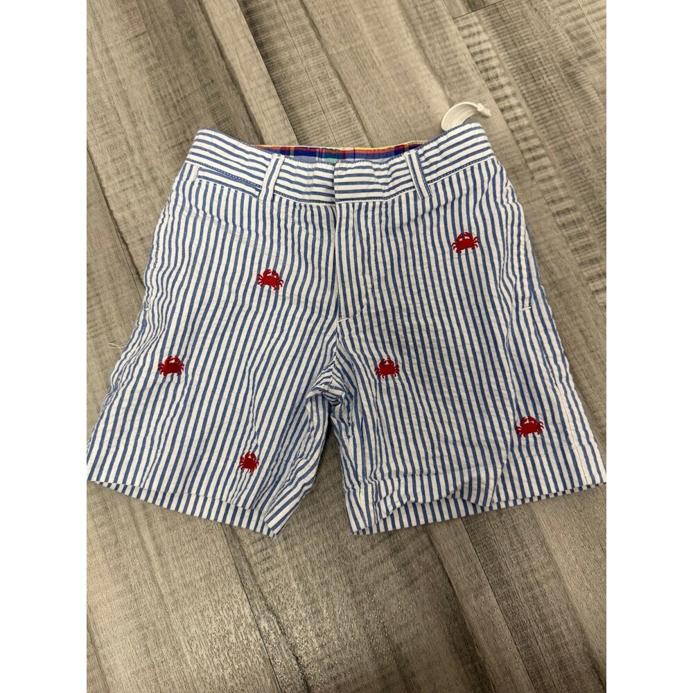 Florence eiseman crab seersucker shorts size 2t